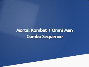 Mortal Kombat 1 Omni Man Combo Sequence